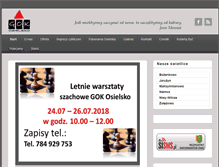 Tablet Screenshot of gok-osielsko.eu